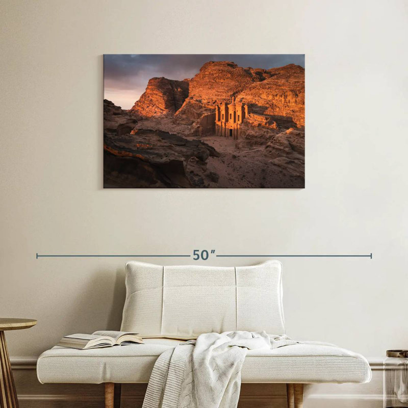 Adella Ancient Ad Deir Ruins, 24" H x 36" W