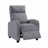 Dark Gray Soft Corduroy Modern Push Back Recliner - Solid Wood Frame, Living Room Furniture-307639610