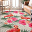Tapis intérieur / extérieur beige en polyester tissé à la machine Braggs-1268670802