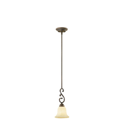 Hambleden 1 - Light Bronze Single Pendant