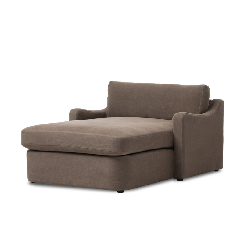 Aurelia Chaise Lounge-Broadway Canvas, Broadway Coffee