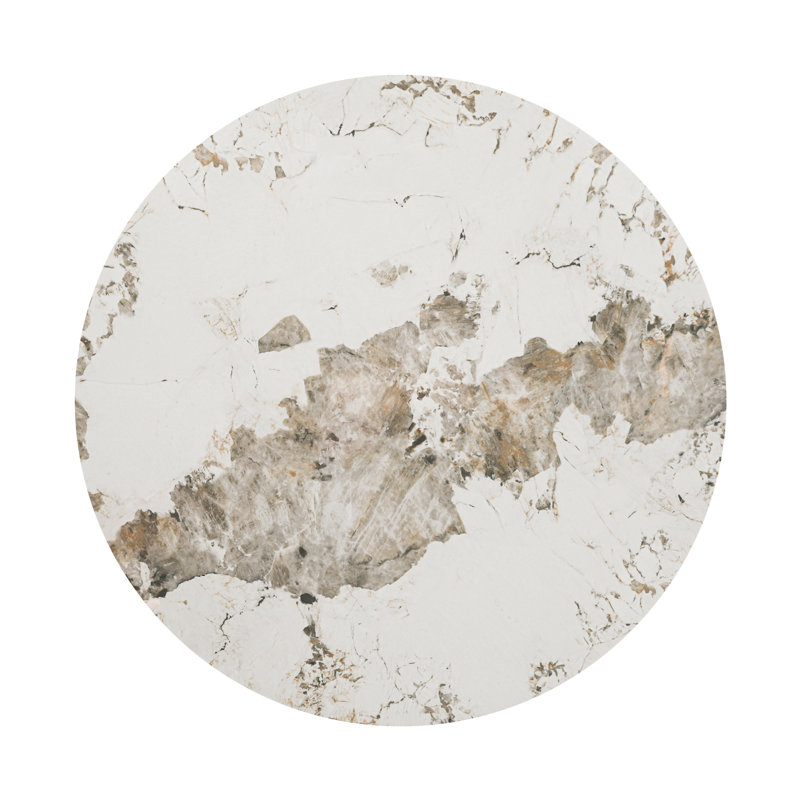 Plateau tournant Alcorn, H 0,47 po x l 23,62 po x P 23,62 po