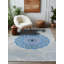 Tapis en coton et polyester à imprimé numérique Mandala-1129091221