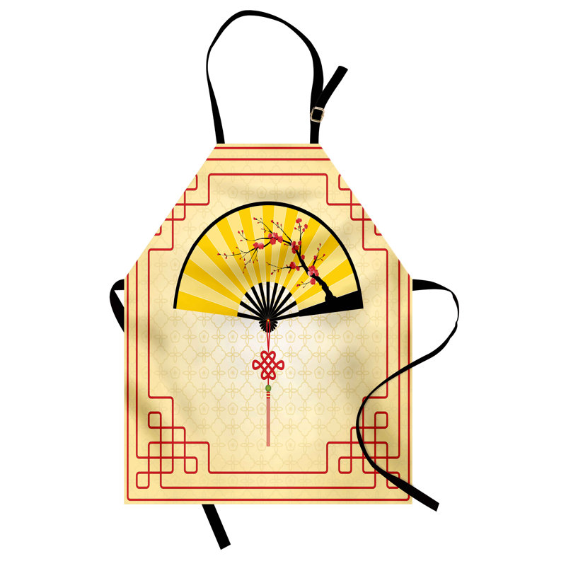 No Pattern Bib Apron