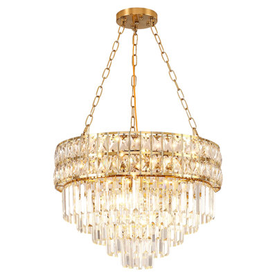 Follett 5 - Light Geometric Chandelier