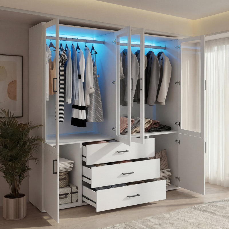 4 Door Wardrobe