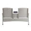 Banc tête-à-tête en osier Tides-68821491