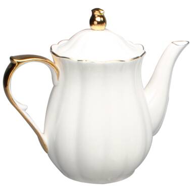 Winston Porter Gatton 27oz. Glass Teapot