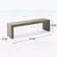 Banc de salle à manger en bois durable, parfait pour le style maison de campagne et l'extérieur-1019324816