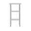 Table de travail Woodford NSF en acier inoxydable de calibre 18 avec 2 tablettes inférieures-113398372