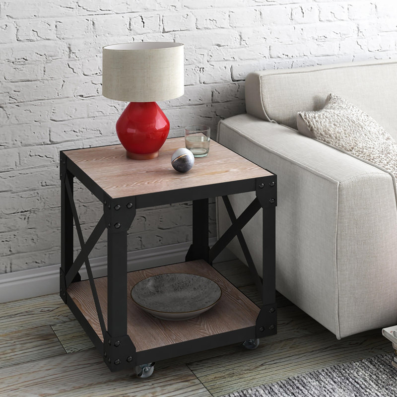 Badlands Solid Wood Top End Table