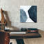 Art mural en verre épique «Adjacent Abstraction 2» par Emma Scarvey, 12 po x 12 po