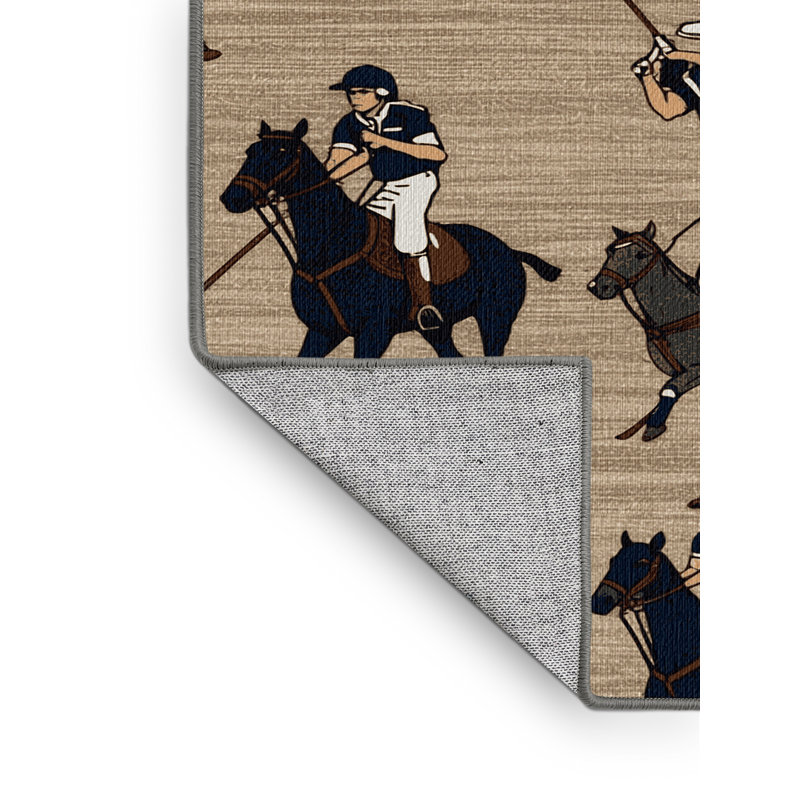  Tapis lavable Polo Sports, Rectangulaire 3 pi x 5 pi
