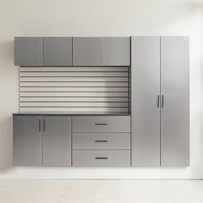 Astro Series 96 In. W X 79 In. H X 20 In. D Garage Cabinet Set B (6-Piece)