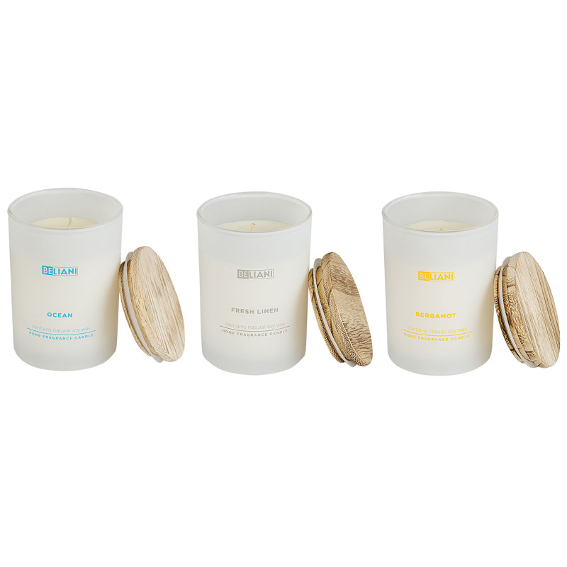 SIMPLICITY Scented Jar Candle with Glass Holder