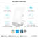 Luxrite 6" Ultra Thin LED Square Recessed Light, J-Box, 12W, 5 Colour Selectable 2700K-5000K, 1400 Lumens, Dimmable, Wet Rated 4 Pack