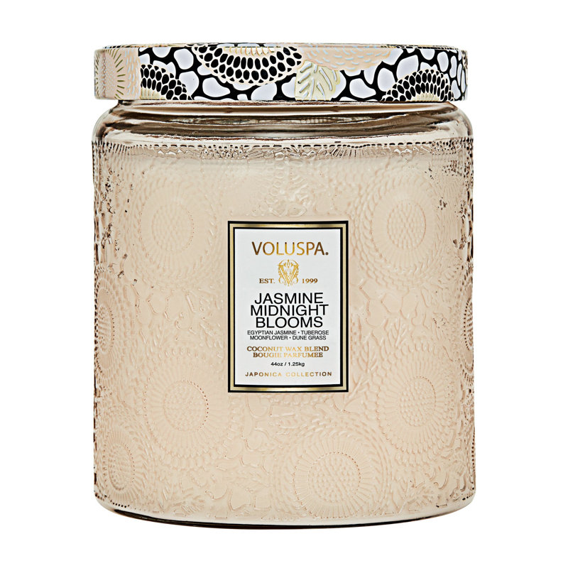 Jasmine Midnight Blooms Luxe Jar Candle