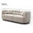 2-Piece Modern Boucle Living Room Sofa Set with 360° Swivel Barrel Chair, 4-Seat Upholstered Couch-1716168770