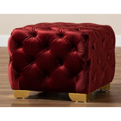 Kylin Velvet Ottoman