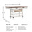 Daiah Pine Solid Wood Base Dining Table