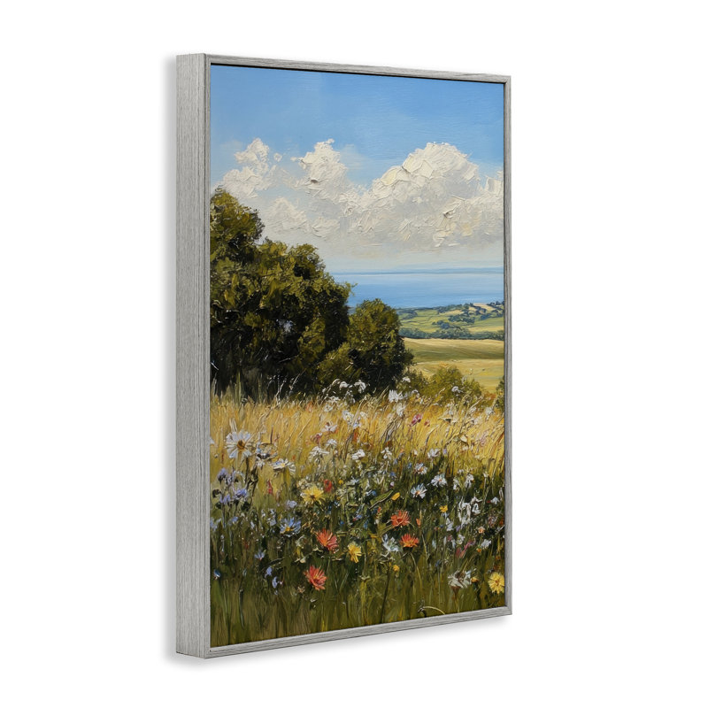 «In the Distance Meadow», estampe numérique, conception de Petal Prints Design, H 24 po x l 16 po