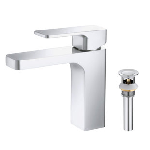 Robinet de salle de bain monotrou avec ensemble de drain Blaze