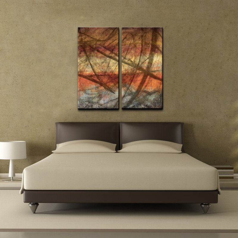 " Abstract " by Tristan Scott 2 - Pieces