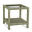Pine Isle Glass End Table-983768085