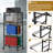 Rolling File Cabinet, Mobile Storage Drawer Cart, Filing Cabinet On Wheels With Hanging File Folder Organizer For Home Office School, Black