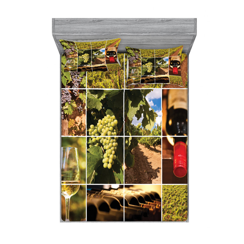 Microfiber Sheet Set, Full Sheet Set with Fitted Sheet