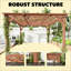 Pergola en bois, pergola d'extérieur-126609525
