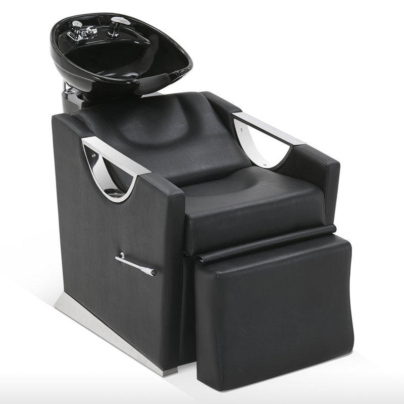 Extended Ceramic Shampoo Bowl Sink Salon Chair