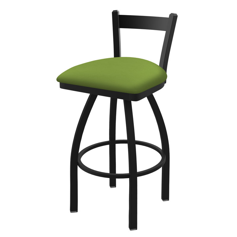 Tabouret de bar 821 Catalina, Vert kiwi Canter, Noir froissé, Tabouret de bar (assise de 30 po de hauteur)