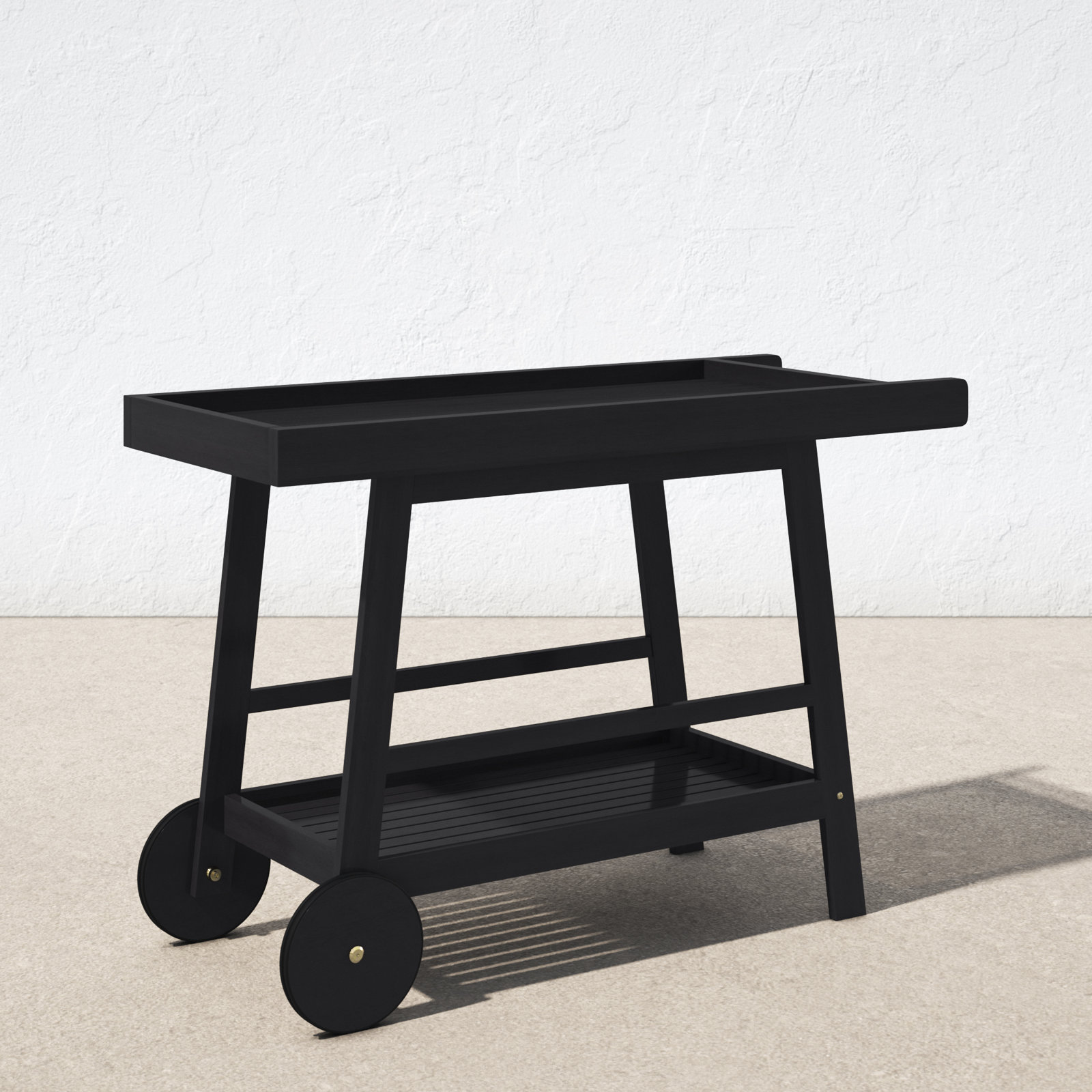 Terrace Bar Cart, Black