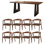 American Style Solid Wood Rectangular Dining Table