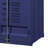 Blue Wardrobe with Full-length Container Lock
