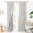 100% Blackout  Blend Solid Double-Layer Rod Pocket Curtain Panel Pair(Set of 2)-998738307-998738310