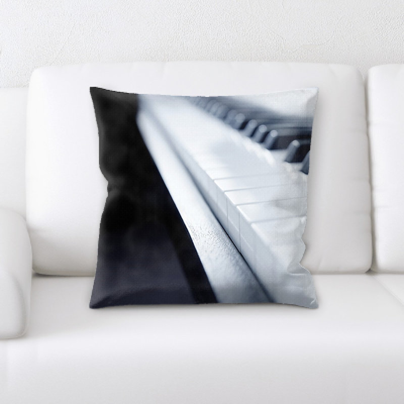 Coussin décoratif piano