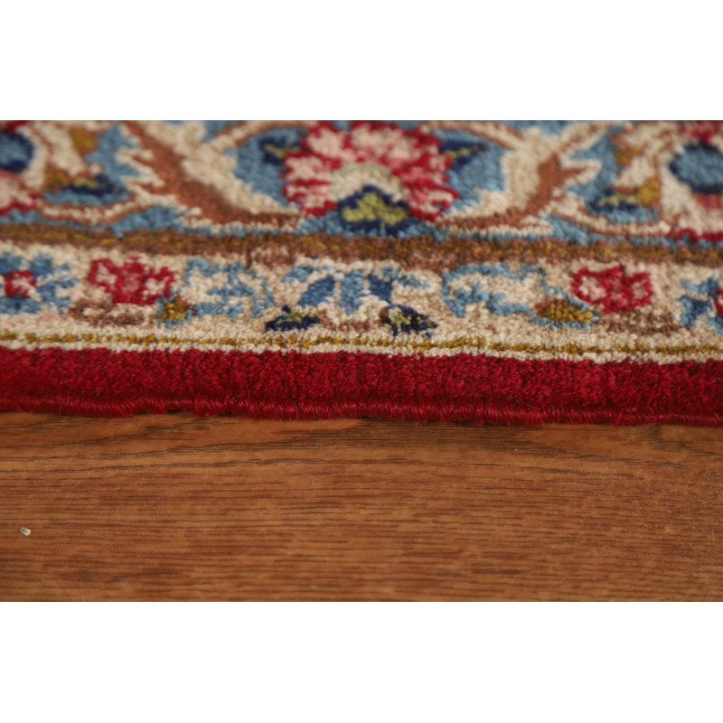 Tapis persan traditionnel Kerman noué à la main 10 x 13