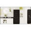Armoire de rangement pour garde-manger de 71 po avec 4 portes, tiroir, 2 tablettes réglables, armoire autoportante pour le salon, buanderie