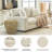 Calloway 70" Square Arm Loveseat with Reversible Cushions