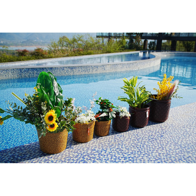 Pots de fleurs en céramique de haute qualité, Pâte de haricots rouge