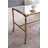 36x16x16.5" Zepeda Glass Top Coffee Table