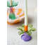  Ensemble de deux porte-bougies, motif de fleurs en verre multicolore, décoration de table