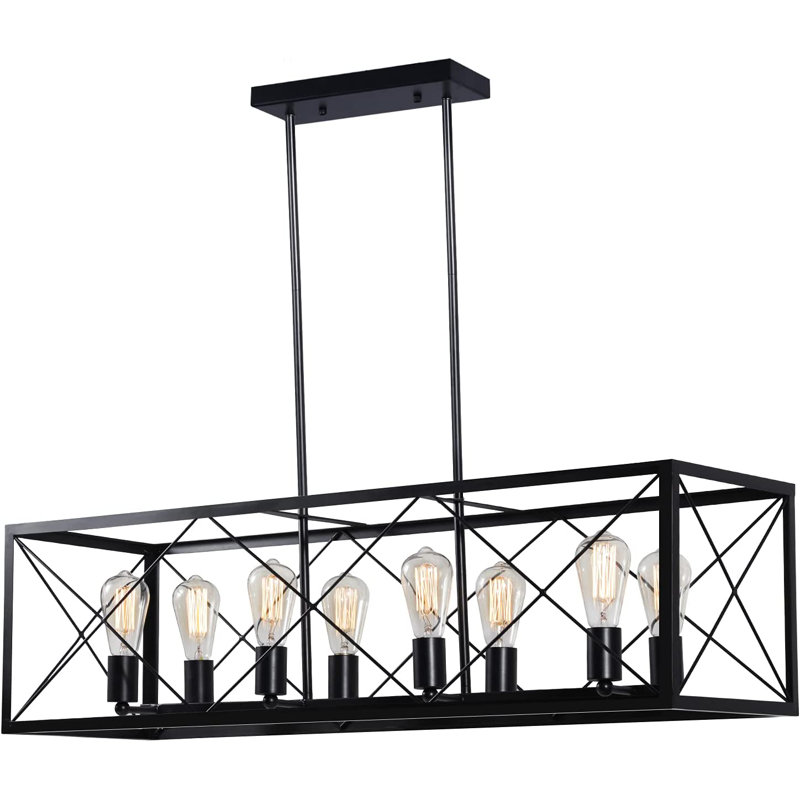 Éclairage pour îlot de cuisine 8 lumières 8 lumières