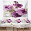 Bouquet de tapisserie de fleurs pourpres Floral-28484002
