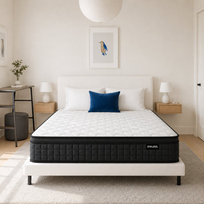 14'' Medium Firm Hybrid Mattress – Pocket Springs, Motion Isolation & CertiPUR-US