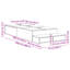 Vidaxl Storage Bed Frame-113971101-113971100
