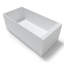 Baignoire de trempage autoportante 59 po 59 po