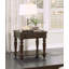 Table de bout de style moderne moderne avec tiroir et tablette inférieure, fini espresso, meubles de salon 1pc